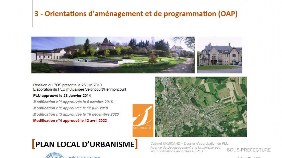 Plan Local d'Urbanisme (PLU)&nbsp;: du nouveau à Seloncourt